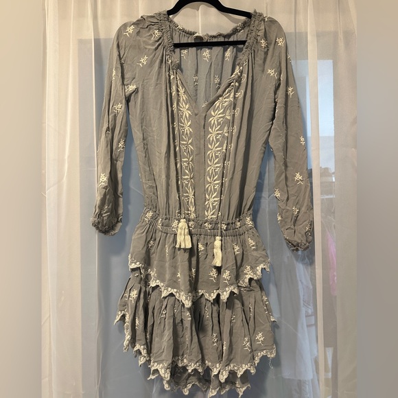 LoveShackFancy Dress Floral Embroidered Dress Small - Picture 2 of 9